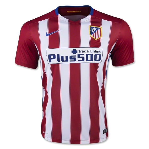 2015/16 Atletico Madrid Home Soccer Jersey
